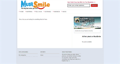 Desktop Screenshot of mustsmile.com